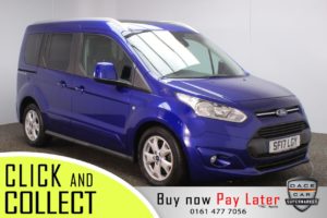 Used 2017 BLUE FORD TOURNEO CONNECT MPV 1.5 RE 5DR 1 OWNER AUTO 100 BHP WHEEL CHAIR ACCESS + VERY LOW MILES (reg. 2017-08-08) for sale in Stockport