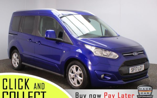 Used 2017 BLUE FORD TOURNEO CONNECT MPV 1.5 RE 5DR 1 OWNER AUTO 100 BHP WHEEL CHAIR ACCESS + VERY LOW MILES (reg. 2017-08-08) for sale in Stockport