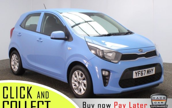 Used 2017 BLUE KIA PICANTO Hatchback 1.0 2 5DR 1 OWNER 66 BHP (reg. 2017-12-14) for sale in Stockport