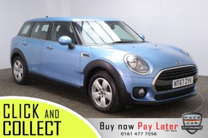 Used 2017 BLUE MINI CLUBMAN Estate 1.5 COOPER 5DR 1 OWNER AUTO 134 BHP (reg. 2017-12-11) for sale in Stockport