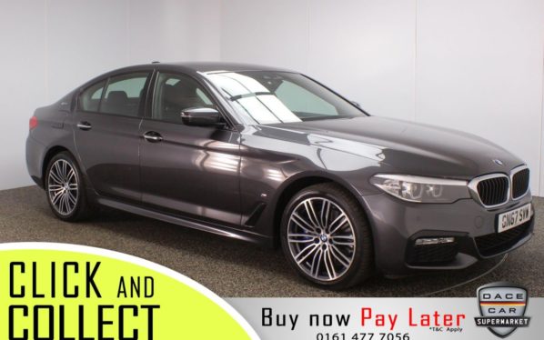 Used 2017 GREY BMW 5 SERIES Saloon 2.0 530E M SPORT 4DR AUTO 249 BHP (reg. 2017-09-01) for sale in Stockport