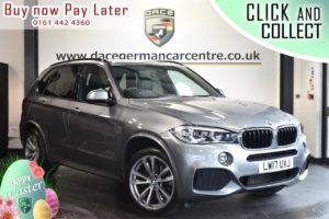 Used 2017 GREY BMW X5 4x4 3.0 XDRIVE40D M SPORT 5DR AUTO 309 BHP (reg. 2017-07-12) for sale in Bolton