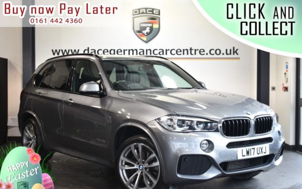 Used 2017 GREY BMW X5 4x4 3.0 XDRIVE40D M SPORT 5DR AUTO 309 BHP (reg. 2017-07-12) for sale in Bolton