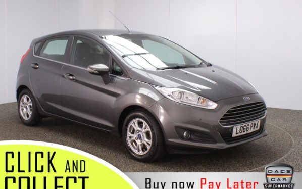 Used 2017 GREY FORD FIESTA Hatchback 1.5 ZETEC ECONETIC TDCI 5DR 1 OWNER 94 BHP (reg. 2017-01-05) for sale in Stockport