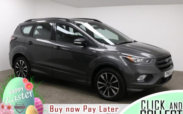 Used 2017 GREY FORD KUGA Hatchback 2.0 ST-LINE TDCI 5d 148 BHP (reg. 2017-02-09) for sale in Manchester