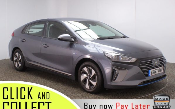Used 2017 GREY HYUNDAI IONIQ Hatchback 1.6 SE 5DR 1 OWNER AUTO 139 BHP (reg. 2017-10-30) for sale in Stockport