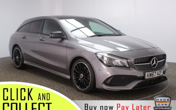 Used 2017 GREY MERCEDES-BENZ CLA Estate 2.1 CLA 220 D AMG LINE 5DR 1 OWNER AUTO 174 BHP (reg. 2017-12-22) for sale in Stockport