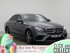 Used 2017 GREY MERCEDES-BENZ E-CLASS Saloon 3.0 E 350 D AMG LINE PREMIUM PLUS 4d AUTO 255 BHP (reg. 2017-06-20) for sale in Hazel Grove