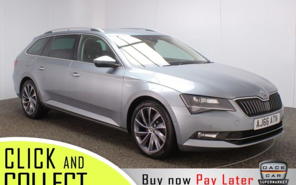 Used 2017 GREY SKODA SUPERB Estate 2.0 LAURIN AND KLEMENT TDI DSG 5DR 1 OWNER AUTO 148 BHP (reg. 2017-01-05) for sale in Stockport