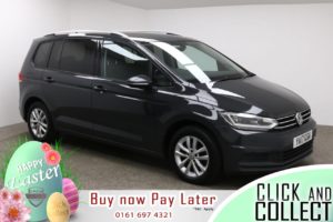 Used 2017 GREY VOLKSWAGEN TOURAN MPV 1.6 SE TDI BLUEMOTION TECHNOLOGY DSG 5d AUTO 114 BHP (reg. 2017-06-22) for sale in Manchester