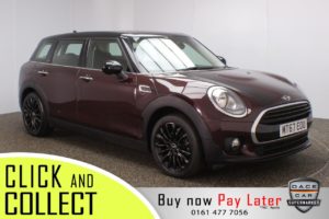 Used 2017 MAROON MINI CLUBMAN Estate 1.5 COOPER BLACK 5DR 134 BHP (reg. 2017-10-30) for sale in Stockport