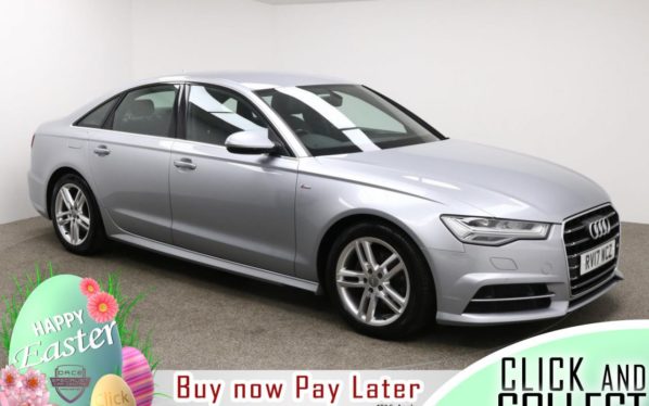 Used 2017 SILVER AUDI A6 Saloon 2.0 TDI ULTRA S LINE 4d AUTO 188 BHP (reg. 2017-04-24) for sale in Manchester