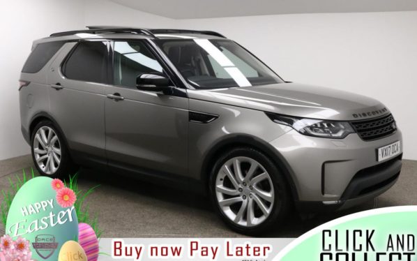 Used 2017 SILVER LAND ROVER DISCOVERY Estate 3.0 TD6 FIRST EDITION 5d AUTO 255 BHP (reg. 2017-03-31) for sale in Manchester