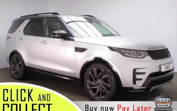 Used 2017 SILVER LAND ROVER DISCOVERY 4x4 3.0 TD6 HSE 5DR AUTO 255 BHP (reg. 2017-09-28) for sale in Stockport