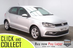 Used 2017 SILVER VOLKSWAGEN POLO Hatchback 1.4 MATCH EDITION TDI 5DR 1 OWNER 74 BHP + FREE 1 YEAR WARRANTY (reg. 2017-11-23) for sale in Stockport