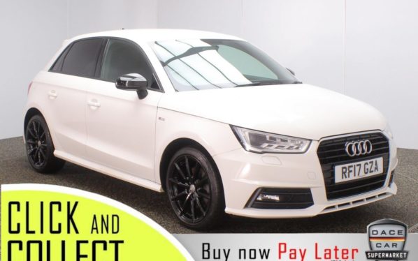 Used 2017 WHITE AUDI A1 Hatchback 1.4 SPORTBACK TFSI S LINE 5DR 1 OWNER 123 BHP + FREE 1 YEAR WARRANTY (reg. 2017-08-01) for sale in Stockport