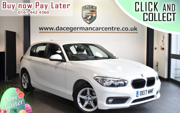 Used 2017 WHITE BMW 1 SERIES Hatchback 1.5 116D SE 5DR AUTO 114 BHP (reg. 2017-06-30) for sale in Bolton