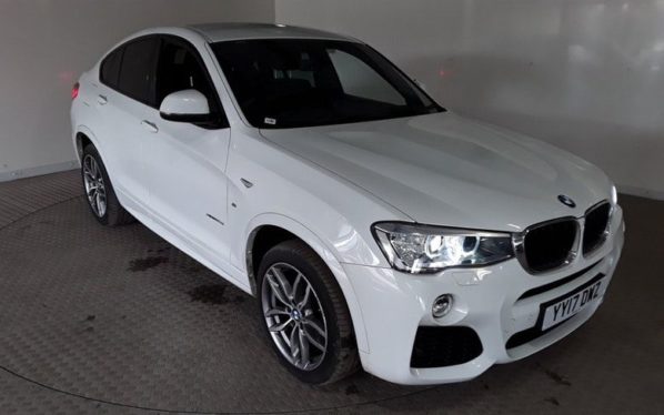 Used 2017 WHITE BMW X4 Coupe 2.0 XDRIVE20D M SPORT 4d AUTO 188 BHP (reg. 2017-03-22) for sale in Manchester