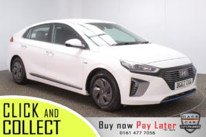 Used 2017 WHITE HYUNDAI IONIQ Hatchback 1.6 PREMIUM 5DR 1 OWNER AUTO (reg. 2017-11-16) for sale in Stockport