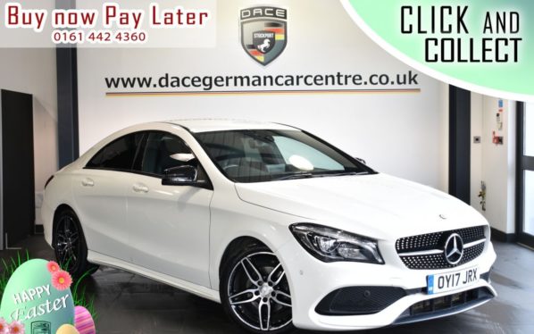 Used 2017 WHITE MERCEDES-BENZ CLA Coupe 2.1 CLA 200 D AMG LINE 4DR AUTO 134 BHP (reg. 2017-03-24) for sale in Bolton