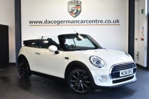 Used 2017 WHITE MINI CONVERTIBLE Convertible 1.5 COOPER 2DR [CHILI PACK] 134 BHP (reg. 2017-01-30) for sale in Bolton