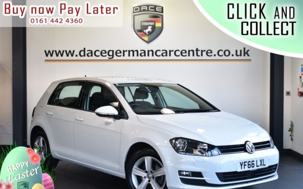 Used 2017 WHITE VOLKSWAGEN GOLF Hatchback 1.4 MATCH EDITION TSI BMT 5DR 124 BHP (reg. 2017-01-27) for sale in Bolton