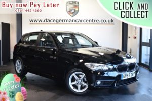 Used 2018 BLACK BMW 1 SERIES Hatchback 1.5 118I SE 5DR AUTO 134 BHP (reg. 2018-02-12) for sale in Bolton