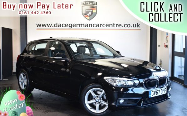 Used 2018 BLACK BMW 1 SERIES Hatchback 1.5 118I SE 5DR AUTO 134 BHP (reg. 2018-02-12) for sale in Bolton