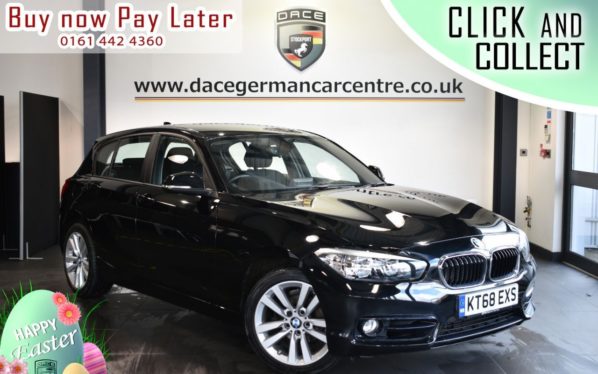 Used 2018 BLACK BMW 1 SERIES Hatchback 1.5 118I SPORT 5DR 134 BHP (reg. 2018-12-31) for sale in Bolton