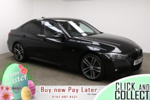 Used 2018 BLACK BMW 3 SERIES Saloon 2.0 320I M SPORT SHADOW EDITION 4d 181 BHP (reg. 2018-09-24) for sale in Manchester