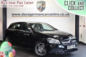 Used 2018 BLACK MERCEDES-BENZ A-CLASS Hatchback 1.6 A 160 AMG LINE 5DR 102 BHP (reg. 2018-01-31) for sale in Bolton
