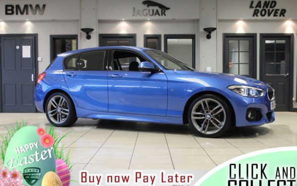 Used 2018 BLUE BMW 1 SERIES Hatchback 1.5 118I M SPORT 5d AUTO 134 BHP (reg. 2018-09-12) for sale in Hazel Grove