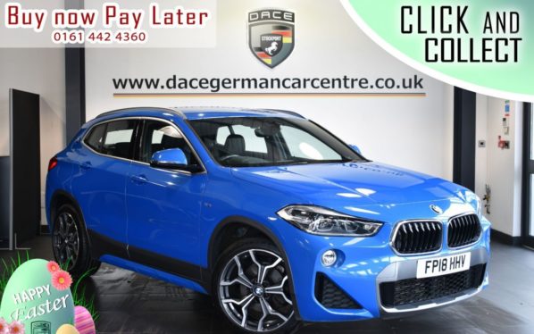 Used 2018 BLUE BMW X2 Hatchback 2.0 SDRIVE18D M SPORT X 5DR 148 BHP (reg. 2018-06-01) for sale in Bolton