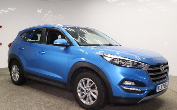 Used 2018 BLUE HYUNDAI TUCSON Estate 1.7 CRDI SE NAV BLUE DRIVE 5d AUTO 139 BHP (reg. 2018-01-16) for sale in Manchester