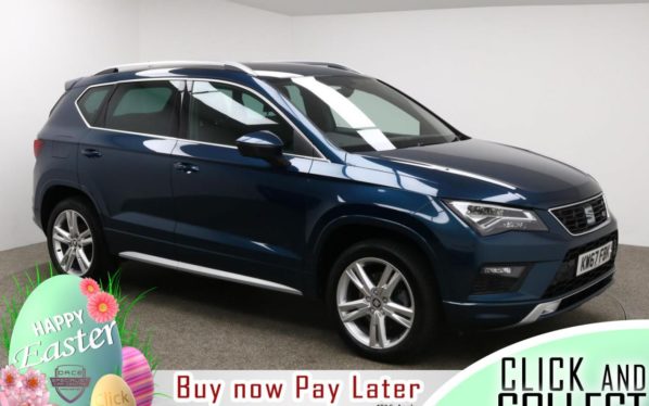 Used 2018 BLUE SEAT ATECA Hatchback 1.4 ECOTSI FR 5d 148 BHP (reg. 2018-01-05) for sale in Manchester