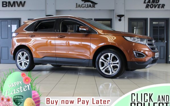 Used 2018 BRONZE FORD EDGE Estate 2.0 TITANIUM TDCI 5d 207 BHP (reg. 2018-04-30) for sale in Hazel Grove