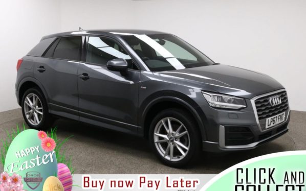 Used 2018 GREY AUDI Q2 Estate 1.4 TFSI S LINE 5d AUTO 148 BHP (reg. 2018-01-25) for sale in Manchester