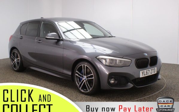 Used 2018 GREY BMW 1 SERIES Hatchback 2.0 118D M SPORT SHADOW EDITION 5DR AUTO 147 BHP (reg. 2018-01-30) for sale in Stockport