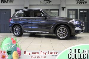Used 2018 GREY BMW X3 4x4 2.0 XDRIVE20D XLINE 5d AUTO 188 BHP (reg. 2018-07-23) for sale in Hazel Grove