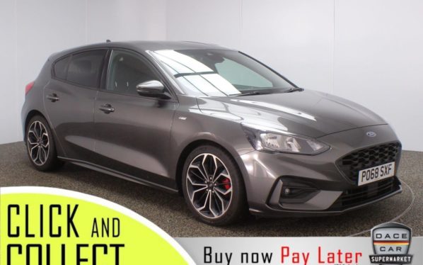 Used 2018 GREY FORD FOCUS Hatchback 1.5 ST-LINE X TDCI 5DR 1 OWNER AUTO 119 BHP (reg. 2018-12-27) for sale in Stockport