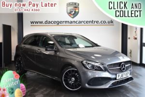 Used 2018 GREY MERCEDES-BENZ A-CLASS Hatchback 1.5 A 180 D AMG LINE [PREMIUM] 5DR AUTO 107 BHP (reg. 2018-01-29) for sale in Bolton