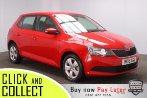 Used 2018 RED SKODA FABIA Hatchback 1.0 SE TSI DSG 5DR 1 OWNER AUTO 109 BHP + FREE 1 YEAR WARRANTY (reg. 2018-03-26) for sale in Stockport