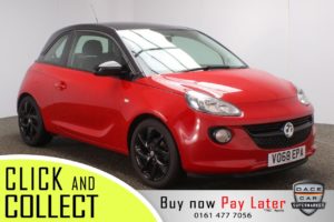 Used 2018 RED VAUXHALL ADAM Hatchback 1.2 ENERGISED 3DR 1 OWNER 69 BHP + FREE 1 YEAR WARRANTY (reg. 2018-09-30) for sale in Stockport