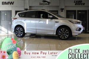Used 2018 SILVER FORD KUGA SUV 1.5 ST-LINE 5d 148 BHP (reg. 2018-09-29) for sale in Hazel Grove