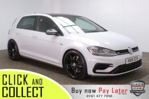 Used 2018 SILVER VOLKSWAGEN GOLF Hatchback 2.0 R TSI DSG 5DR AUTO 306 BHP (reg. 2018-04-17) for sale in Stockport