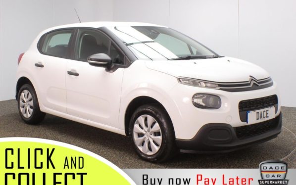 Used 2018 WHITE CITROEN C3 Hatchback 1.2 PURETECH TOUCH 5DR 1 OWNER 68 BHP (reg. 2018-12-07) for sale in Stockport