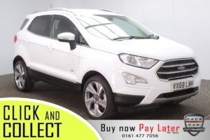 Used 2018 WHITE FORD ECOSPORT 4x4 1.5 TITANIUM TDCI AWD 5DR 1 OWNER 4X4 124 BHP (reg. 2018-11-30) for sale in Stockport