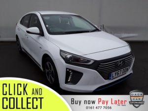 Used 2018 WHITE HYUNDAI IONIQ Hatchback 1.6 PREMIUM 5DR 1 OWNER AUTO (reg. 2018-01-31) for sale in Stockport