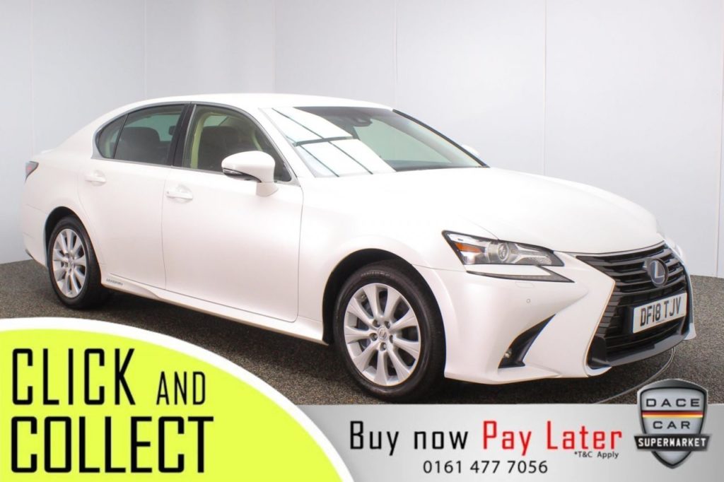 Used 2018 WHITE LEXUS GS Saloon 2.5 300H EXECUTIVE EDITION 4DR 1 OWNER AUTO 178 BHP (reg. 2018-06-28) for sale in Stockport