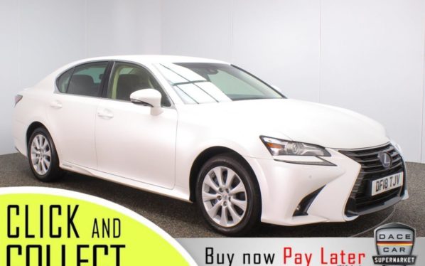 Used 2018 WHITE LEXUS GS Saloon 2.5 300H EXECUTIVE EDITION 4DR 1 OWNER AUTO 178 BHP (reg. 2018-06-28) for sale in Stockport